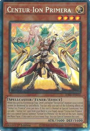 Centur-Ion Primera (Collector's Rare) (RA05-EN030) - Rarity Collection 5 1st Edition