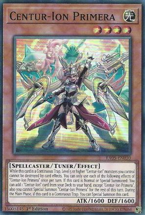 Centur-Ion Primera (RA05-EN030) - Rarity Collection 5 1st Edition