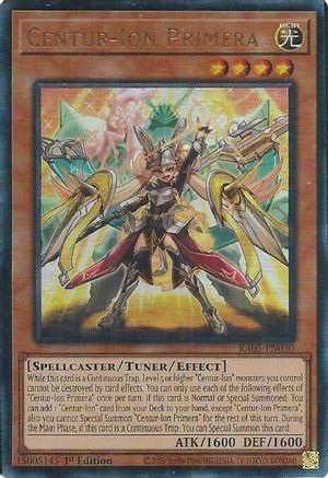 Centur-Ion Primera (Ultimate Rare) (RA05-EN030) - Rarity Collection 5 1st Edition