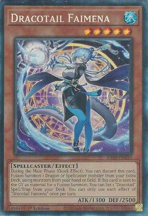 Dracotail Faimena (Collector's Rare) (RA05-EN035) - Rarity Collection 5 1st Edition