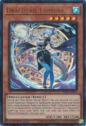 Dracotail Faimena (Ultra Rare) (RA05-EN035) - Rarity Collection 5 1st Edition
