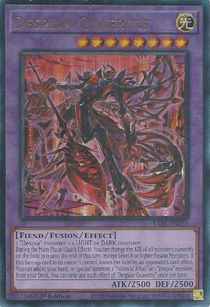 Despian Quaeritis (Ultimate Rare) (RA05-EN036) - Rarity Collection 5 1st Edition