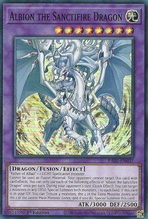 Albion the Sanctifire Dragon (RA05-EN037) - Rarity Collection 5 1st Edition
