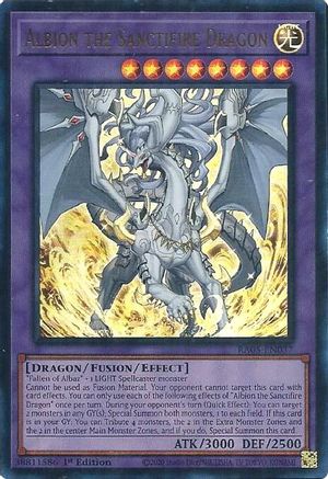 Albion the Sanctifire Dragon (Ultra Rare) (RA05-EN037) - Rarity Collection 5 1st Edition