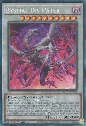 Bystial Dis Pater (Collector's Rare) (RA05-EN041) - Rarity Collection 5 1st Edition