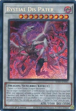 Bystial Dis Pater (Secret Rare) (RA05-EN041) - Rarity Collection 5 1st Edition
