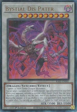 Bystial Dis Pater (Ultimate Rare) (RA05-EN041) - Rarity Collection 5 1st Edition