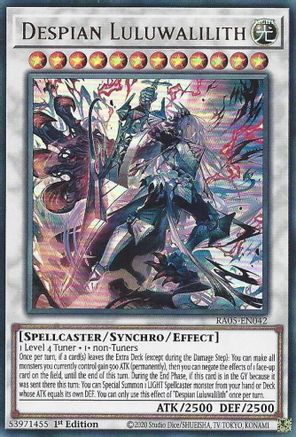 Despian Luluwalilith (RA05-EN042) - Rarity Collection 5 1st Edition