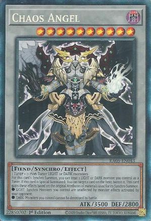 Chaos Angel (Collector's Rare) (RA05-EN043) - Rarity Collection 5 1st Edition