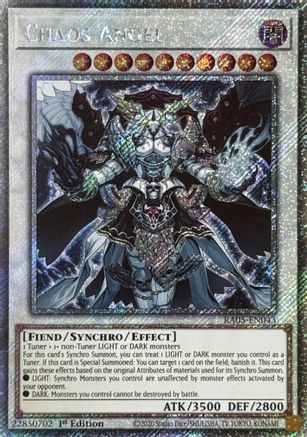 Chaos Angel (Platinum Secret Rare) (RA05-EN043) - Rarity Collection 5 1st Edition