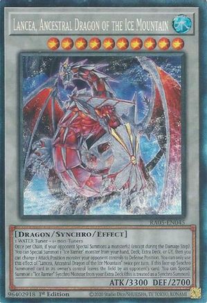 Lancea, Ancestral Dragon of the Ice Mountain (Collector's Rare) (RA05-EN045) - Rarity Collection 5 1st Edition