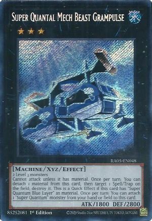 Super Quantal Mech Beast Grampulse (Secret Rare) (RA05-EN048) - Rarity Collection 5 1st Edition