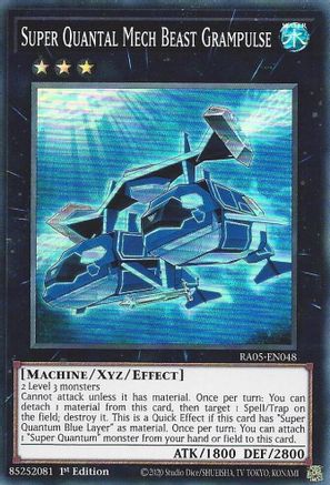 Super Quantal Mech Beast Grampulse (RA05-EN048) - Rarity Collection 5 1st Edition