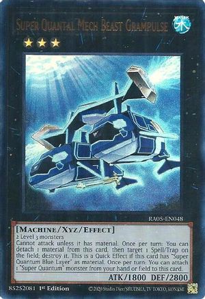 Super Quantal Mech Beast Grampulse (Ultra Rare) (RA05-EN048) - Rarity Collection 5 1st Edition