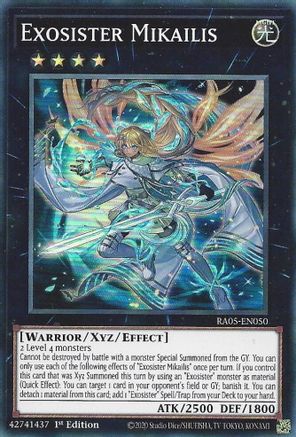 Exosister Mikailis (RA05-EN050) - Rarity Collection 5 1st Edition