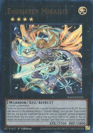 Exosister Mikailis (Ultra Rare) (RA05-EN050) - Rarity Collection 5 1st Edition