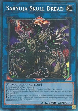Saryuja Skull Dread (Collector's Rare) (RA05-EN053) - Rarity Collection 5 1st Edition