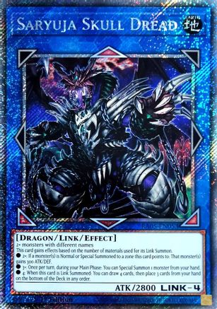Saryuja Skull Dread (Platinum Secret Rare) (RA05-EN053) - Rarity Collection 5 1st Edition