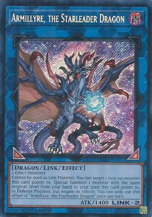 Armillyre, the Starleader Dragon (Secret Rare) (RA05-EN055) - Rarity Collection 5 1st Edition