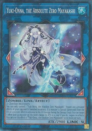 Yuki-Onna, the Absolute Zero Mayakashi (Collector's Rare) (RA05-EN057) - Rarity Collection 5 1st Edition