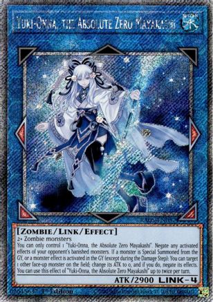 Yuki-Onna, the Absolute Zero Mayakashi (Platinum Secret Rare) (RA05-EN057) - Rarity Collection 5 1st Edition