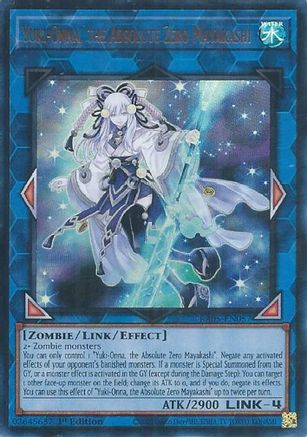 Yuki-Onna, the Absolute Zero Mayakashi (Ultra Rare) (RA05-EN057) - Rarity Collection 5 1st Edition