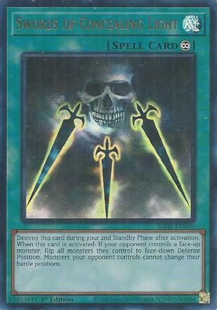 Swords of Concealing Light (Ultra Rare) (RA05-EN059) - Rarity Collection 5 1st Edition