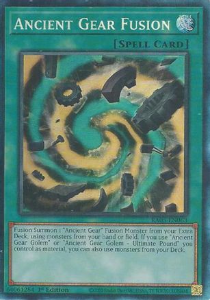 Ancient Gear Fusion (Collector's Rare) (RA05-EN063) - Rarity Collection 5 1st Edition