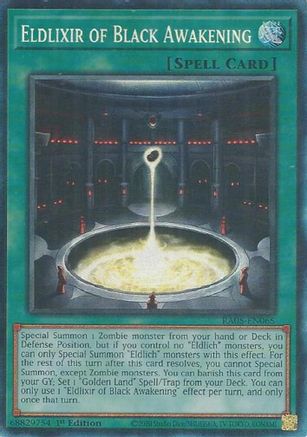Eldlixir of Black Awakening (Collector's Rare) (RA05-EN065) - Rarity Collection 5 1st Edition