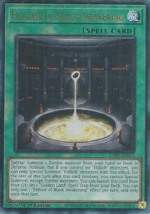 Eldlixir of Black Awakening (Ultimate Rare) (RA05-EN065) - Rarity Collection 5 1st Edition