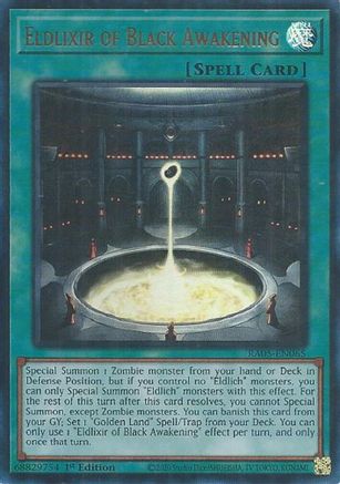 Eldlixir of Black Awakening (Ultra Rare) (RA05-EN065) - Rarity Collection 5 1st Edition