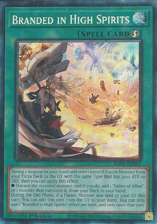 Branded in High Spirits (Collector's Rare) (RA05-EN067) - Rarity Collection 5 1st Edition