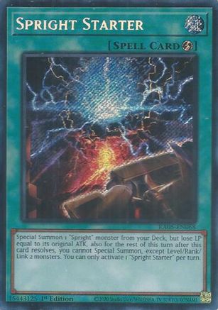 Spright Starter (Secret Rare) (RA05-EN068) - Rarity Collection 5 1st Edition