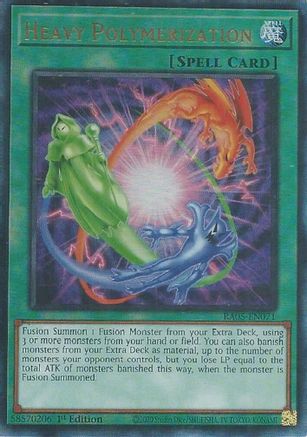 Heavy Polymerization (Ultimate Rare) (RA05-EN071) - Rarity Collection 5 1st Edition
