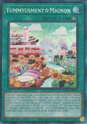 YummyusmentMignon (Collector's Rare) (RA05-EN073) - Rarity Collection 5 1st Edition