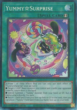YummySurprise (Collector's Rare) (RA05-EN074) - Rarity Collection 5 1st Edition