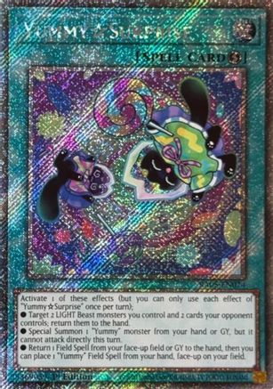 YummySurprise (Platinum Secret Rare) (RA05-EN074) - Rarity Collection 5 1st Edition