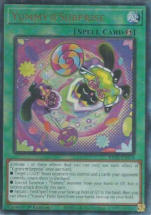 YummySurprise (Ultimate Rare) (RA05-EN074) - Rarity Collection 5 1st Edition