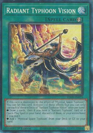 Radiant Typhoon Vision (Collector's Rare) (RA05-EN075) - Rarity Collection 5 1st Edition