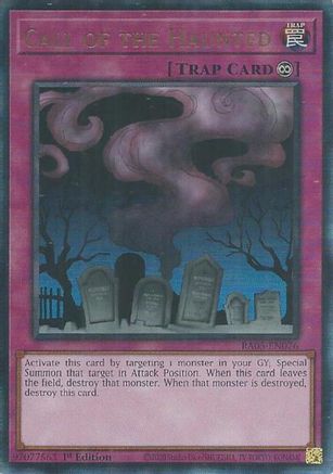 Call of the Haunted (Ultimate Rare) (RA05-EN076) - Rarity Collection 5 1st Edition