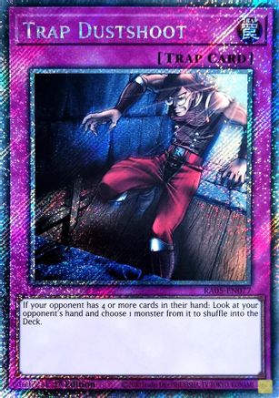 Trap Dustshoot (Platinum Secret Rare) (RA05-EN077) - Rarity Collection 5 1st Edition
