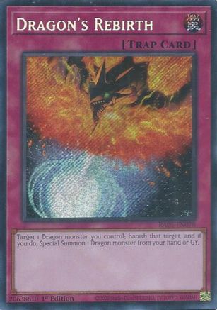 Dragon's Rebirth (Secret Rare) (RA05-EN078) - Rarity Collection 5 1st Edition