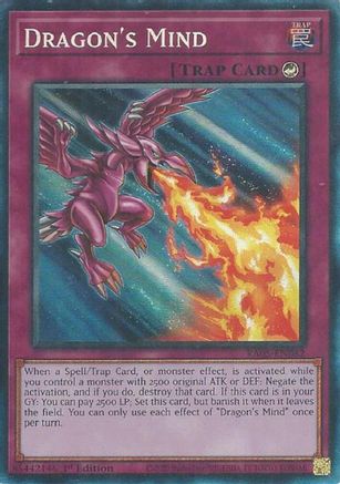 Dragon's Mind (Collector's Rare) (RA05-EN082) - Rarity Collection 5 1st Edition