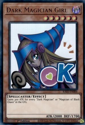Dark Magician Girl (RA05-EN084) - Rarity Collection 5 1st Edition