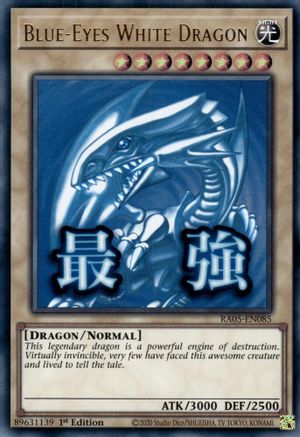 Blue-Eyes White Dragon (RA05-EN085) - Rarity Collection 5 1st Edition