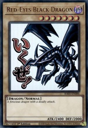 Red-Eyes Black Dragon (RA05-EN086) - Rarity Collection 5 1st Edition