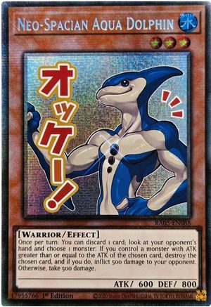 Neo-Spacian Aqua Dolphin (Starlight Rare) (RA05-EN088) - Rarity Collection 5 1st Edition