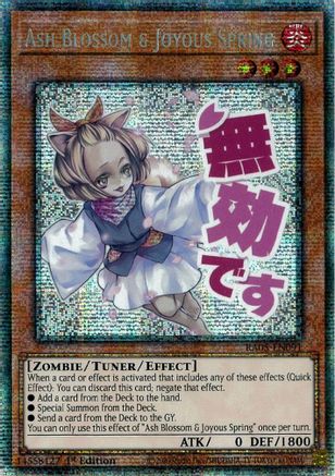 Ash Blossom & Joyous Spring (Starlight Rare) (RA05-EN091) - Rarity Collection 5 1st Edition