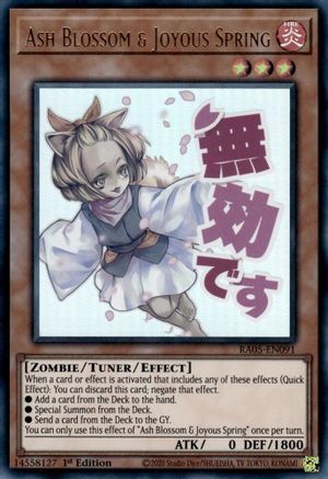 Ash Blossom & Joyous Spring (RA05-EN091) - Rarity Collection 5 1st Edition