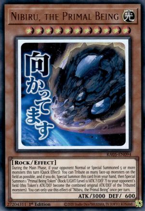Nibiru, the Primal Being (RA05-EN094) - Rarity Collection 5 1st Edition